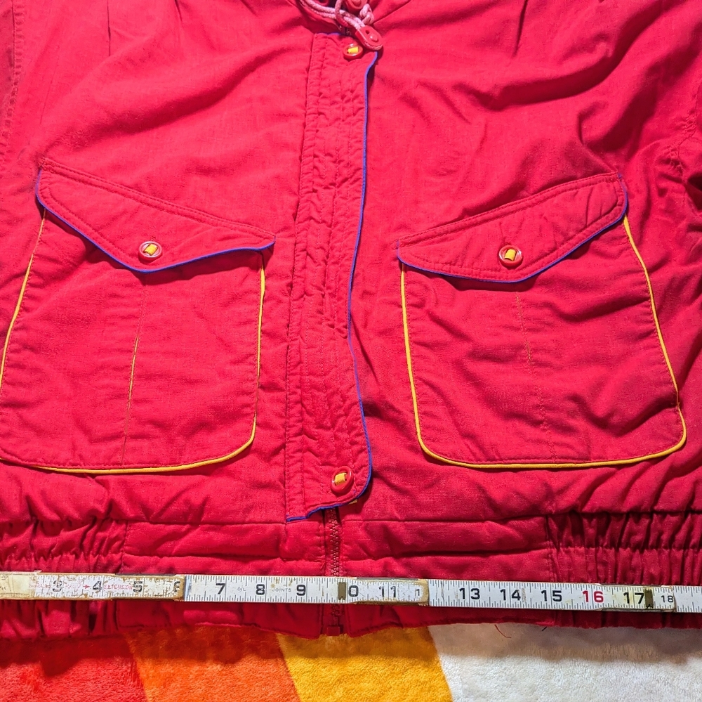 **SALE** Vintage Andy Johns Puffer Ski-style Coat Women's M 80s 90s - Picture 6 of 13